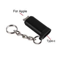 Адаптер 8 Pin Женский к USB C type-c Мужской адаптер usb-конвертер зарядный разъем типа c адаптер для Xiao mi 6 mi huawei