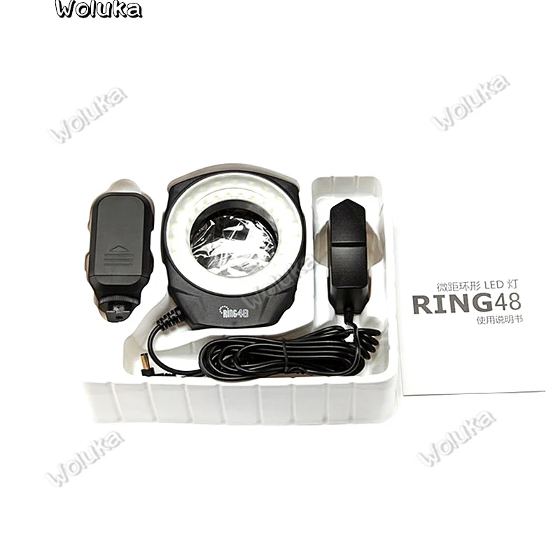 GodoxRING48 Marco Ring Light circular LED Lamp 48PCS Power Rate Semi Power/Full Power Color temperature 5600K-3000K CD50 T03