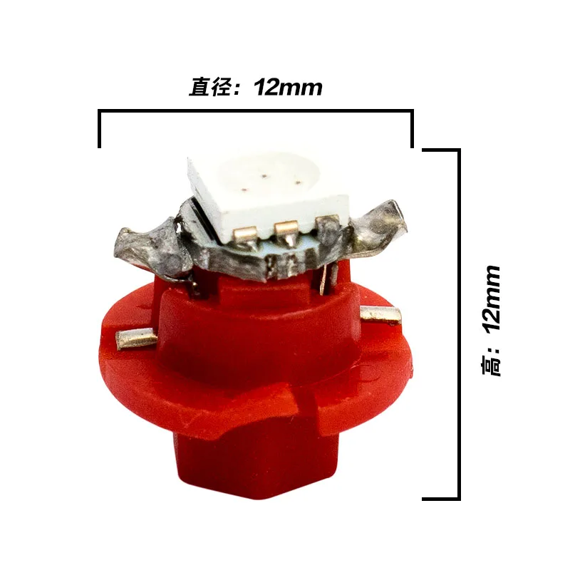 1 шт. B8.4d b8.4 8.4d 5050 Led 1 SMD T5 лампа Автомобильный манометр Speedo тире лампа приборная панель светильник 12 В синий красный зеленый белый желтый