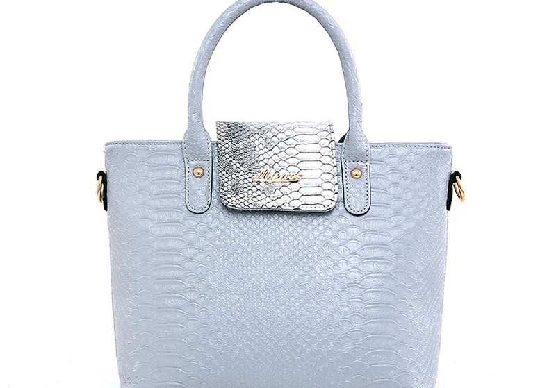 LUCDO 6 шт., женские сумки, набор кожаных сумок, большая сумка-тоут, сумка-мессенджер на плечо, дизайнерские женские сумки, клатч, Аллигатор, кошелек, сумка