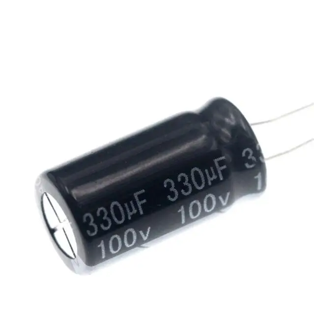 10pcs Electrolytic Capacitor 100v330UF 100V 330UF Volume 13*21 | Электроника