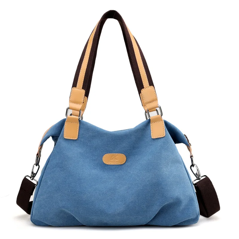 

High Quality Women's Canvas Handbags All-match Shoulder CrossBody Bags Messenger Bag Women Casual Tote Soft Bags