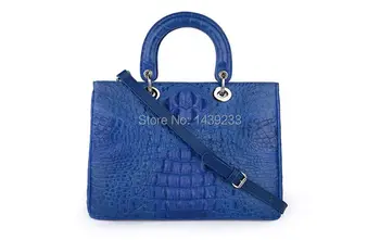 

100% genuine crocodile skin handbag 2019 fashion women clutch bag crocodile leather tote