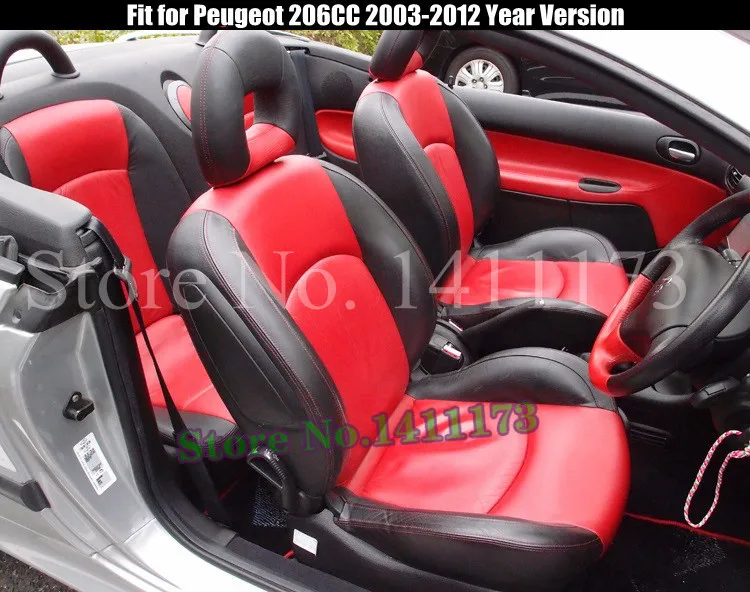 us 138 25 21 off cartailor klozet kapagi peugeot 206 cc araba klozet kapagi s aksesuarlari seti sandvic araba styling koltuk koruyucu siyah otomatik