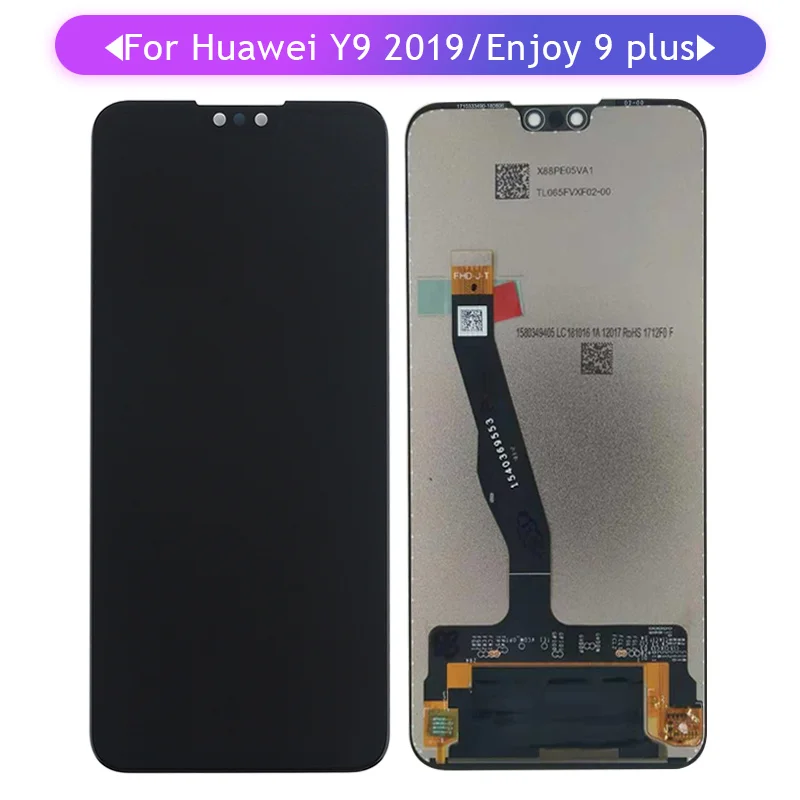 Для Huawei Y9 2019 JKM-LX1 JKM-LX3 полный сенсорный экран ЖК-дисплей сборка стекло дигитайзер
