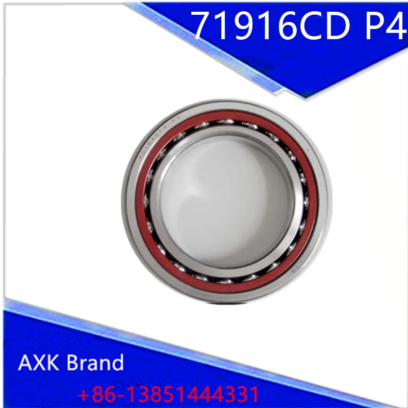 1pcs 71916 71916CD P4 7916 80X110X16 AXK Thin-walled Miniature Angular Contact Bearings Speed Spindle Bearings CNC ABEC-7