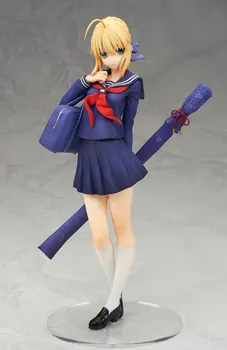 

ALTER Fate Stay Night Anime School Uniform Ver Saber 18cm PVC Action Figure Collectible Model Doll Toy New