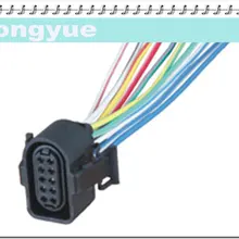 Longyue 2 шт. Универсальный 10 способ фар Pigtail Разъем Автомобильный разъем электросети 15 см провода