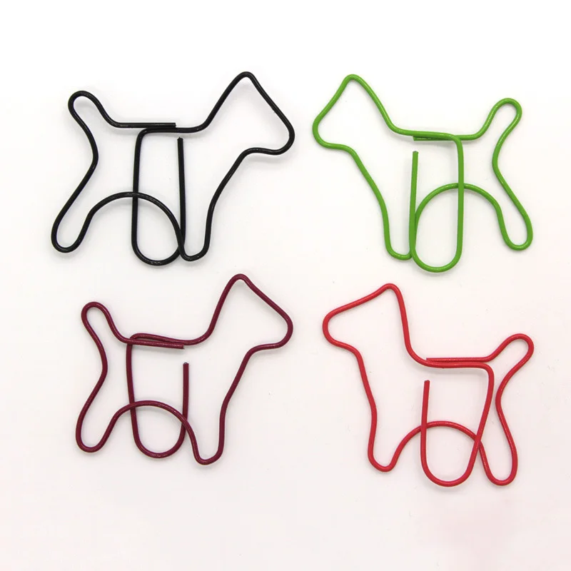 

6pcs Cute Cortoon Dog Bookmark Kawaii Book Markers Paper Clip For Kids Gift Korean School Office Stationery Student Supplies