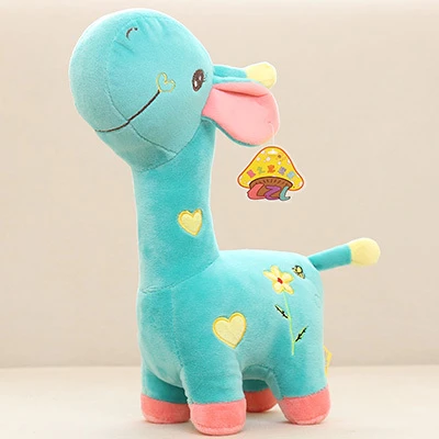 blue giraffe stuffed animal