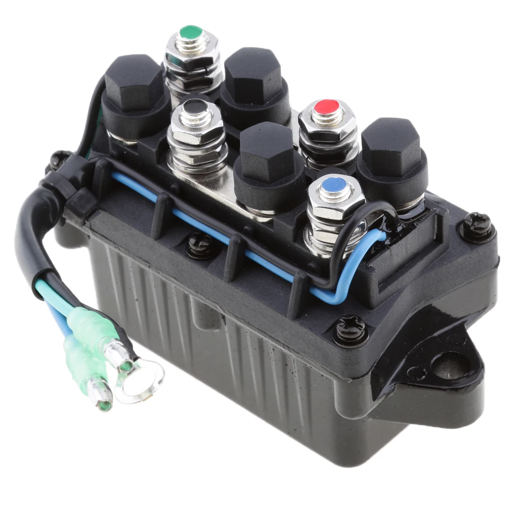 

1 Pcs 2 Wire Plug 12V Power Trim & Relay For 40-225HP Yamaha 4 Stroke Outboard Engine Etc Repalce 63P-81950-00-00