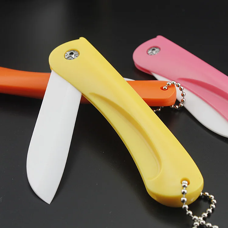 2015 High quality folding ceramic knife fruit vegetable sushi ceramic