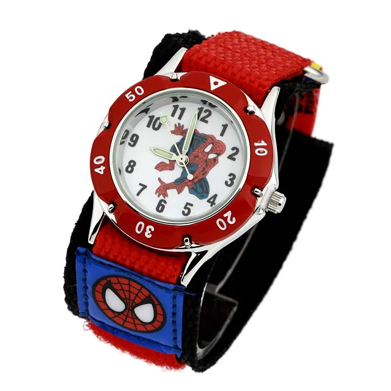 Kartun Perhiasan Jam Tangan Olahraga Anak-anak Menonton Mode Anak Laki-laki Anak Mahasiswa Olahraga Quartz Wrist watches Relogio Zegarek Merah