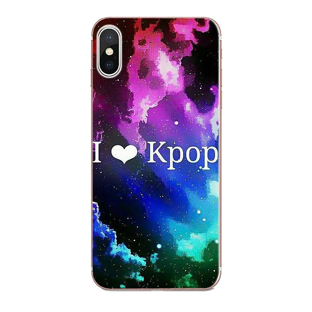 Для Huawei P8 P9 P10 P20 P30 Mate 7 8 9 10 20 Lite Plus Pro 2017 Мягкий ТПУ чехол для телефона I Love Kpop