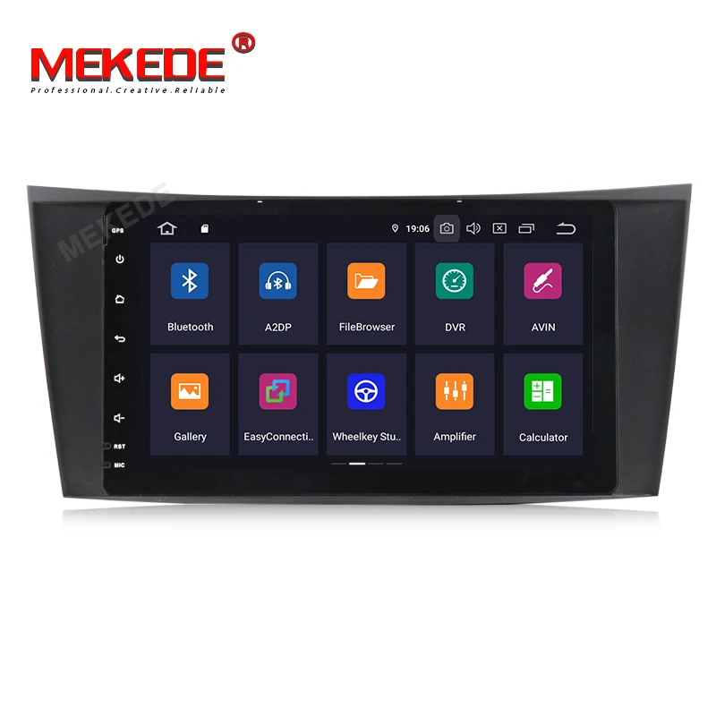 Top Mekede DSP IPS Android 9.0 quad core Car DVD Player GPS For Mercedes/Benz/E-Class/W211/E200/E220/E300/E350 with 4G wifi BT 2