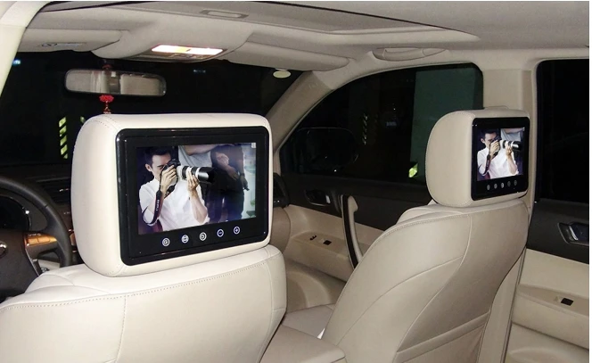 One pair 9inch headrest car monitor with 2 av input 800x480 lcd monitor 12v monitor car tv monitor 4:3 16:9 beige black grey One pair 9inch headrest car monitor with 2 av input 800x480 lcd monitor 12v monitor car tv monitor 4:3 16:9 beige black grey