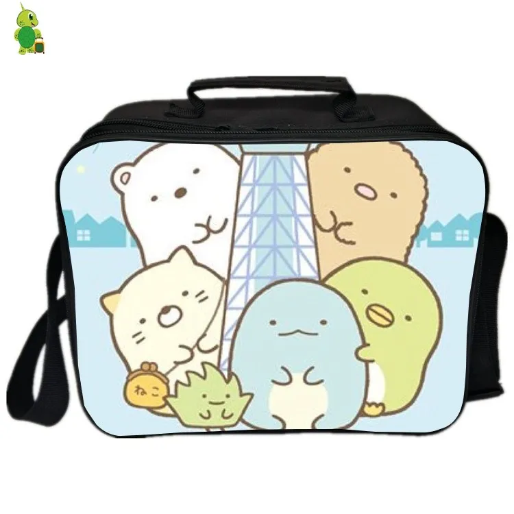 Мультфильм Sumikko urashi ланч-мешок свежего хранения охлаждающая сумка теплоизоляционные сумки для обедов Icepack Женская Мужская сумка для пикника - Цвет: 17