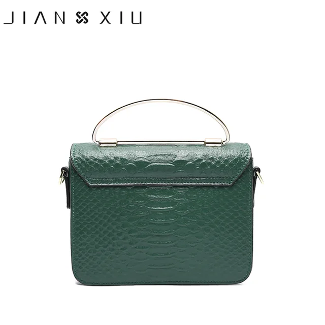 JIANXIU Brand Genuine Leather Handbag Luxury Handbags Women Bags Designer Crocodile Texture Shoulder Crossbody Small Tote Bag 5