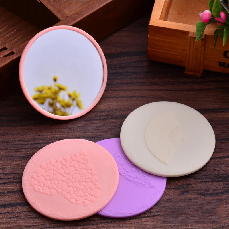50pcs round small pocket mirror vintage cute mirrors gifts portable
