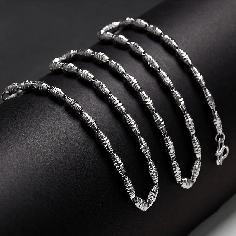 Ожерелье из серебра 100% пробы 50 см|jewelry men necklaces|jewelry silver necklacejewelry necklace |