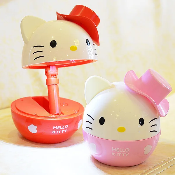 Hello Kitty cartoon rechargeable LED desk lamp kitty cat small night