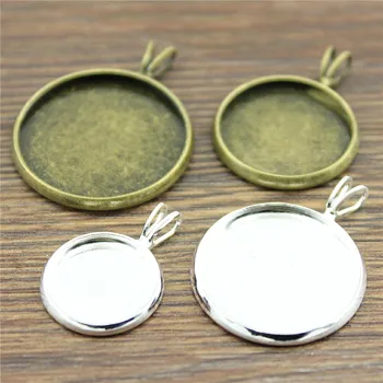 

10pcs 6 Colors Fit 10/12/14/16/18/20mm Glass Cabochon V-Type Base Setting Charms Pendant Tray