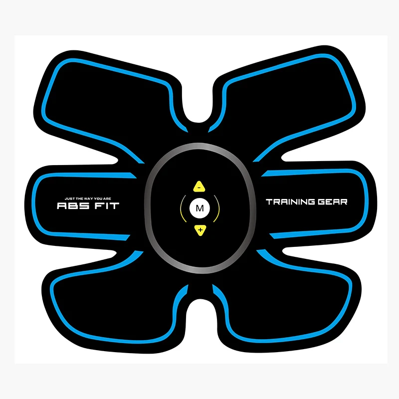 EMS rechargeable abs stimulator muscle trainer smart abdominal fitness tens machine electric muscle exerciser training massager