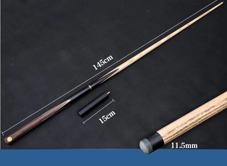 Ручной работы 3/4 снукер кий s Чехол Набор 11,5 мм наконечники Potts Снукер cue Stick Китай три набора вариантов Китай