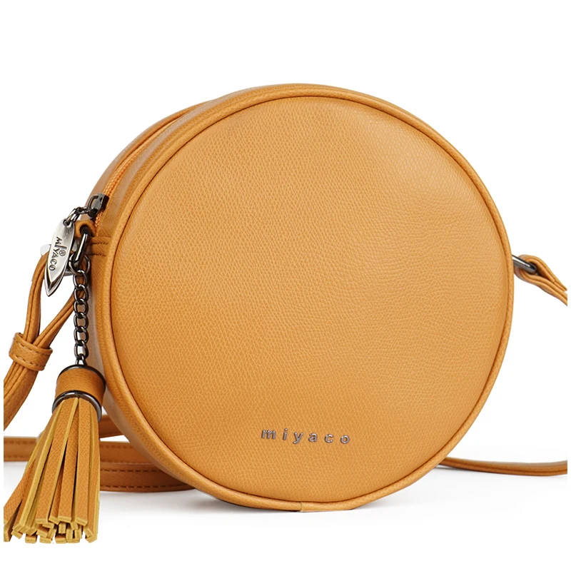 Miyaco الأزياء Crossbody حقائب سيدات الكتف حقيبة العلامة التجارية رسول أكياس صغيرة السيدات عبر الجسم أكياس مع شرابة