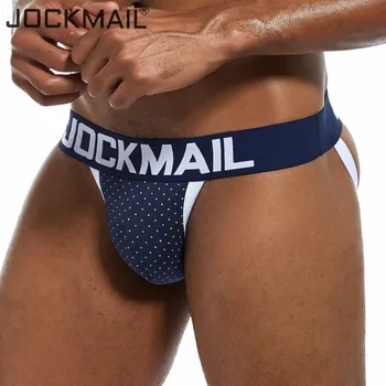 

JOCKMAIL male underwear mens thongs and g strings sexy string homme gay underwear jockstrap lingerie men thong tanga hombre