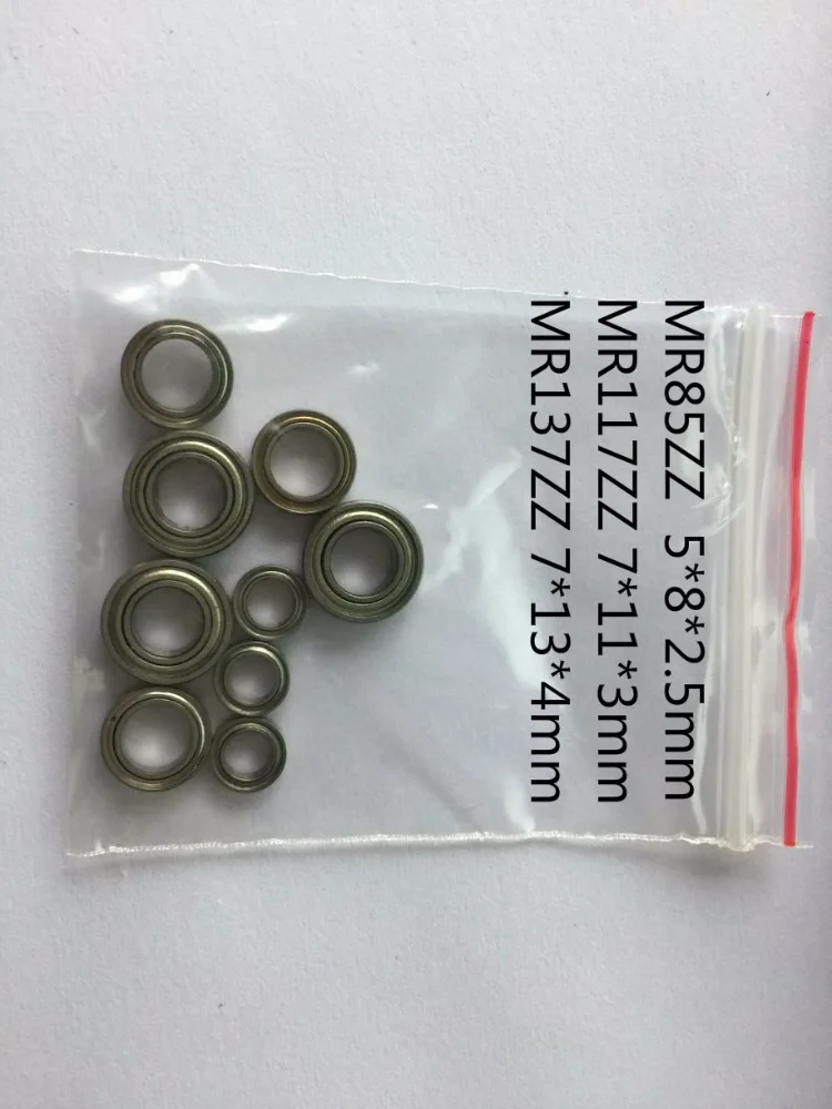 

9pcs Total Each 3pcs MR85ZZ MR117ZZ MR137ZZ Mini Bearing Deep Groove Metal Sealed Miniature Bearing Ball Bearings