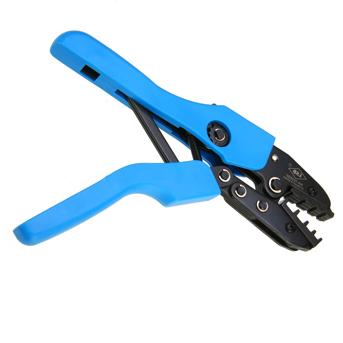 

Durable 10-35mm Ratchet Crimping Hand Tool Carbon Steel Crimper Pliers Multifunctional for Crimping Bootlace/Ferrule Terminals