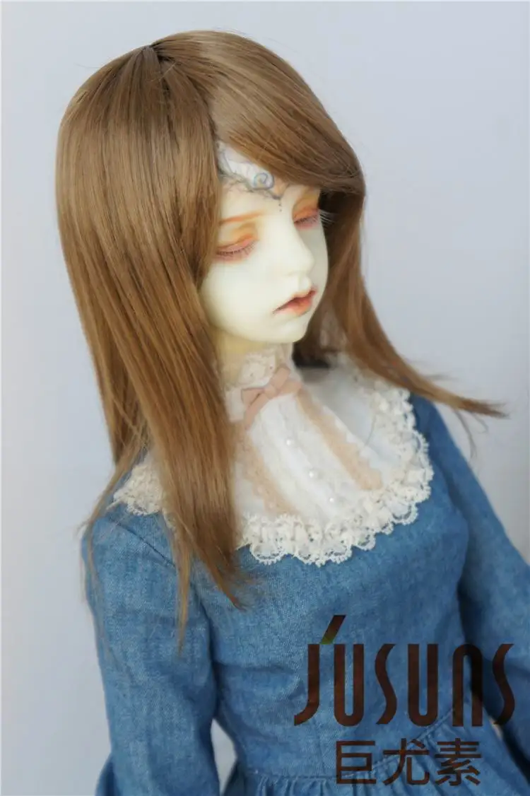 JD046 SD кукольный парик 1/3 кукольный парик парики унисекс природа BJD волосы 8-9 дюймовая фарфоровая кукла волосы винил кукла парик