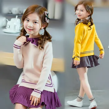 

Fashion bow tie suit skirt