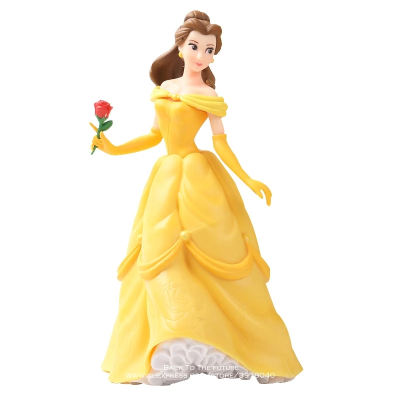 Disney Beauty and the Beast Princess Belle 21cm Action Figure Model Anime  Mini Decoration PVC Collection Figurine Toy model gift