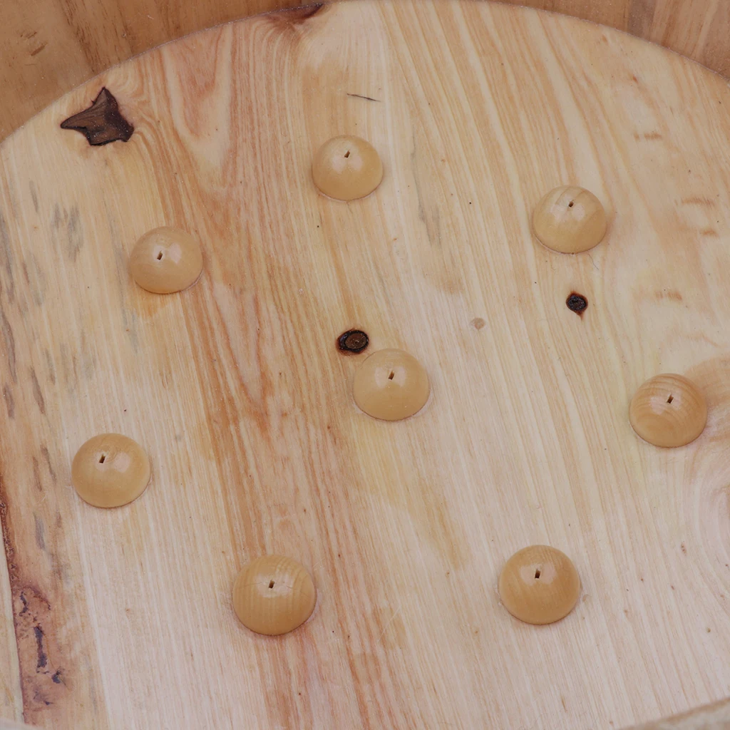 Madera Natural de baño de pie de agua barril pies sólidos Spa bañera de hidromasaje cuenca LAVADO DE