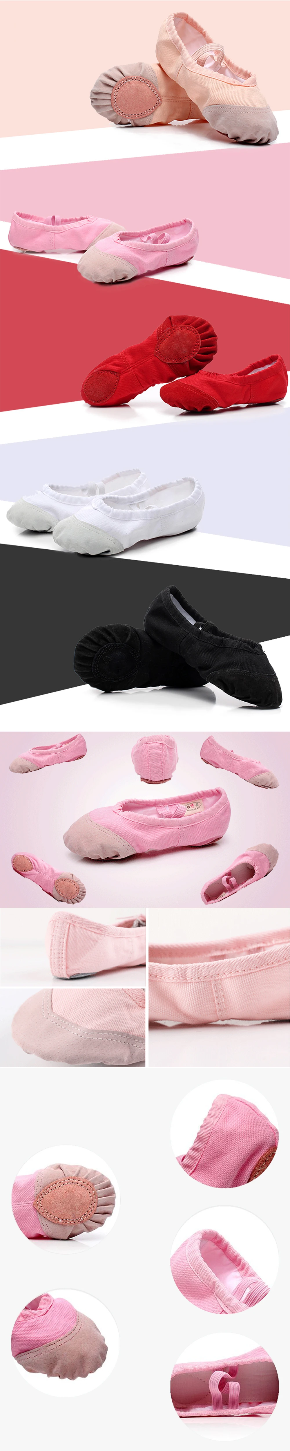 Парусиновые балетки для танцев; Танцевальная обувь для девочек; Балетные кроссовки для детей; детские танцевальные балетные тапочки; B01