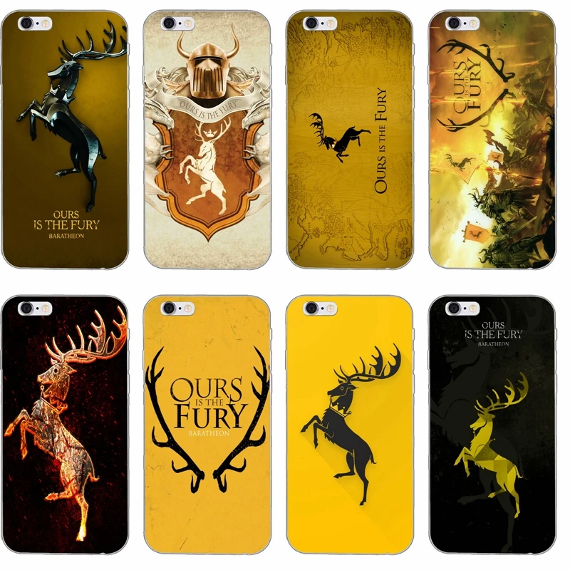 

TPU Soft phone case For Xiaomi Mi A2 6X 8 SE Pro Lite Mix 2 3 Redmi 6 6A S2 Note 6 Pro Pocophone F1 Game of Thrones baratheon