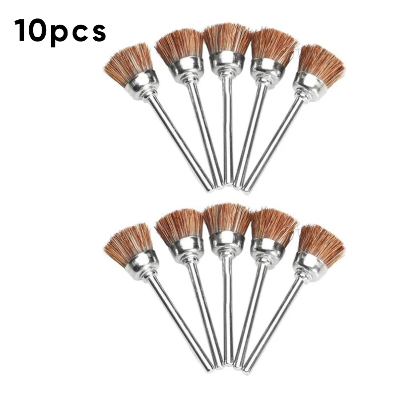 

Drill Bit Rotary Polishing Brushes Tools 15mm Wheel Power Replacement 10pcs Soft Metal Buffing Parts Convenient