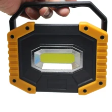 Новые USB портативные прожекторы 20 Вт Светодиодный проекционный светильник Наружное освещение Охота Кемпинг Аварийный поисковый фонарь