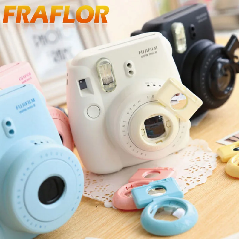 Fujifilm Instax Mini 7S 8 крупным планом объектив зеркало для съемки селфи мгновенной