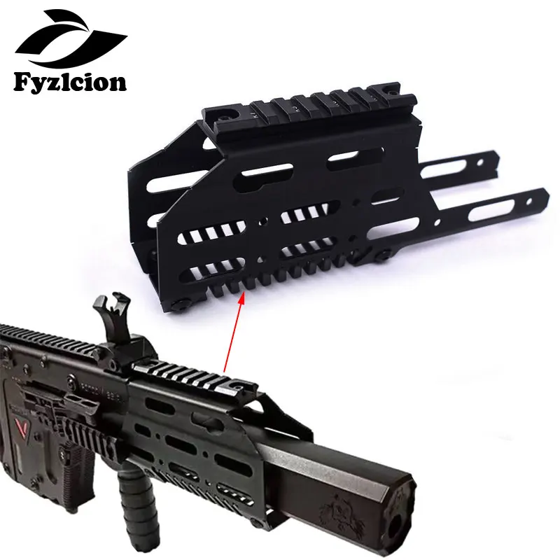 الصيد الادسنس قطرة في شحن تعويم handguard النطاق البصري جبل مع 20 ملليمتر أعلى Picatinny السكك الحديدية ل LeHui كريس المتجهات V2