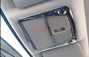 

Chrome Car Styling Interior Reader Lamp Cover Roof Light Overlay Panel Frame 2014-2017 For Nissan X-trail Xtrail Accessories