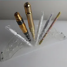 12 отверстий Арка многофункциональная акриловая татуировочная машина подставка Подставка Органайзер макияж бровей ручка чернила полки для чашек