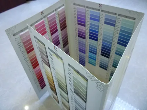 

Practical Top Grade Cross Stitch Thread Floss 447 Color Map Book