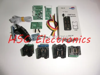

2016 NEWEST RT809F LCD ISP programmer with 7 adapters + ICSP board /ISP cable + sop8 test clip
