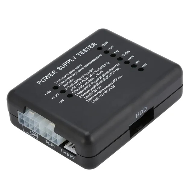 Special Offers SATA HD Power Supply Tester Desktop / Chassis Power Diagnostic Measuring Instrument Computer Peripheral Accessories
