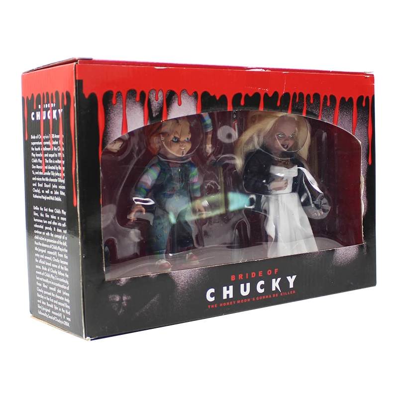 

Horror Good Guys Action Figure Scary Bride of Chucky Horror Toy Model Doll Halloween Decorations