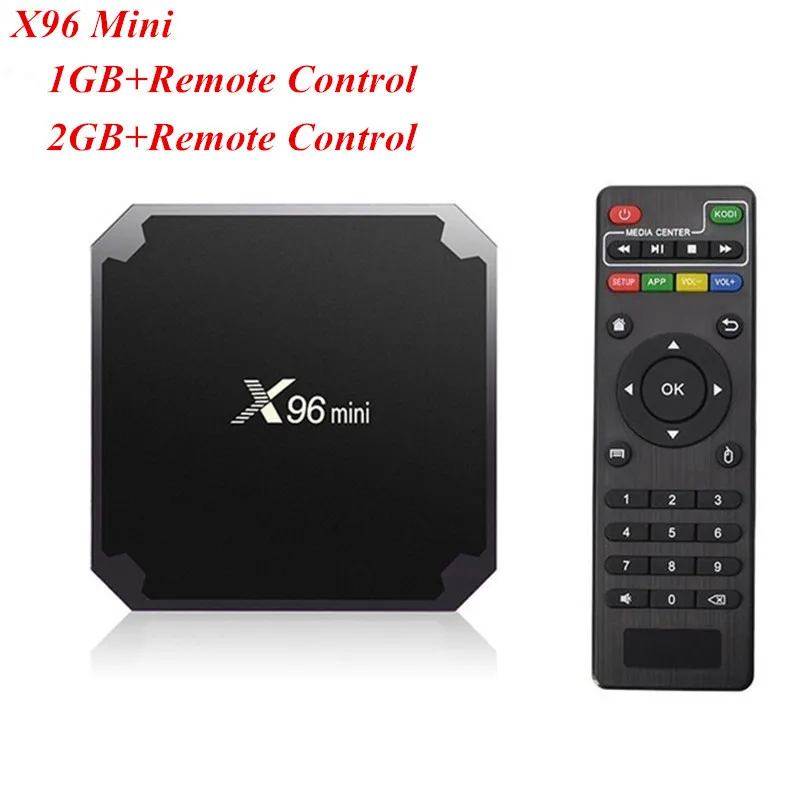 Android 7.1 X96 mini Smart Set top TV BOX S905W Quad Core Support 2.4G ...