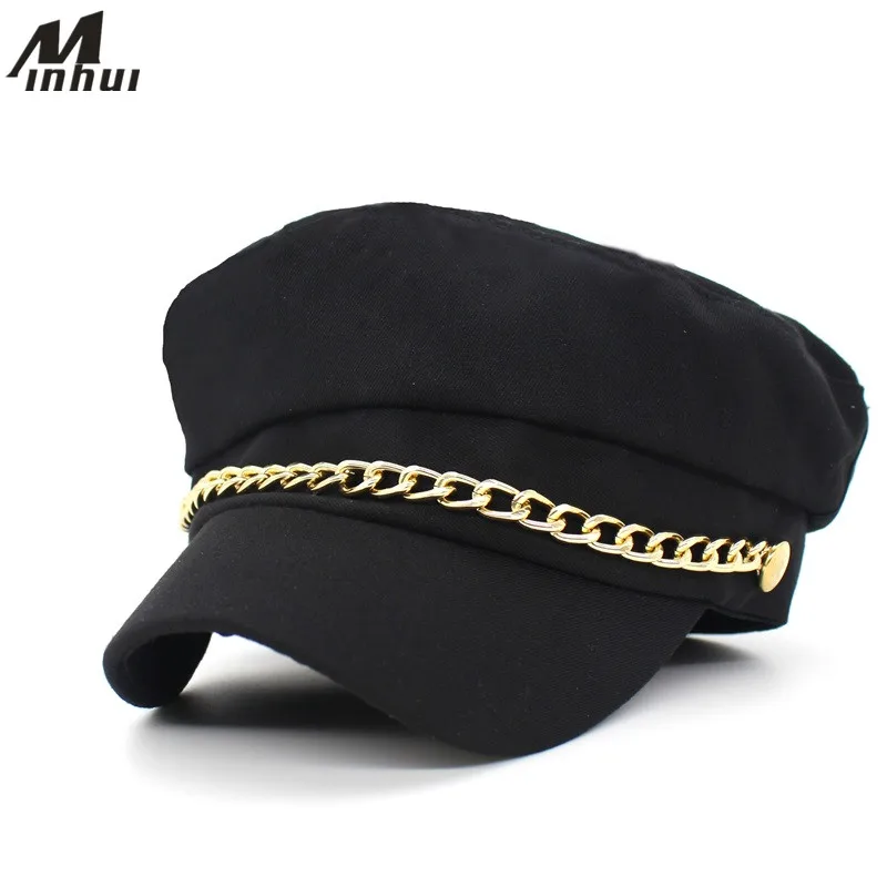 Minhui Donne Berretto Militare Cappelli Delle Ragazze Marinaio Gorras  Patrol Cappelli Donna|hat sailor|patrol capcap patrol - AliExpress